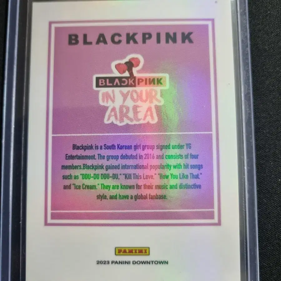 블랙핑크 커스텀 Downtown 포토카드 4