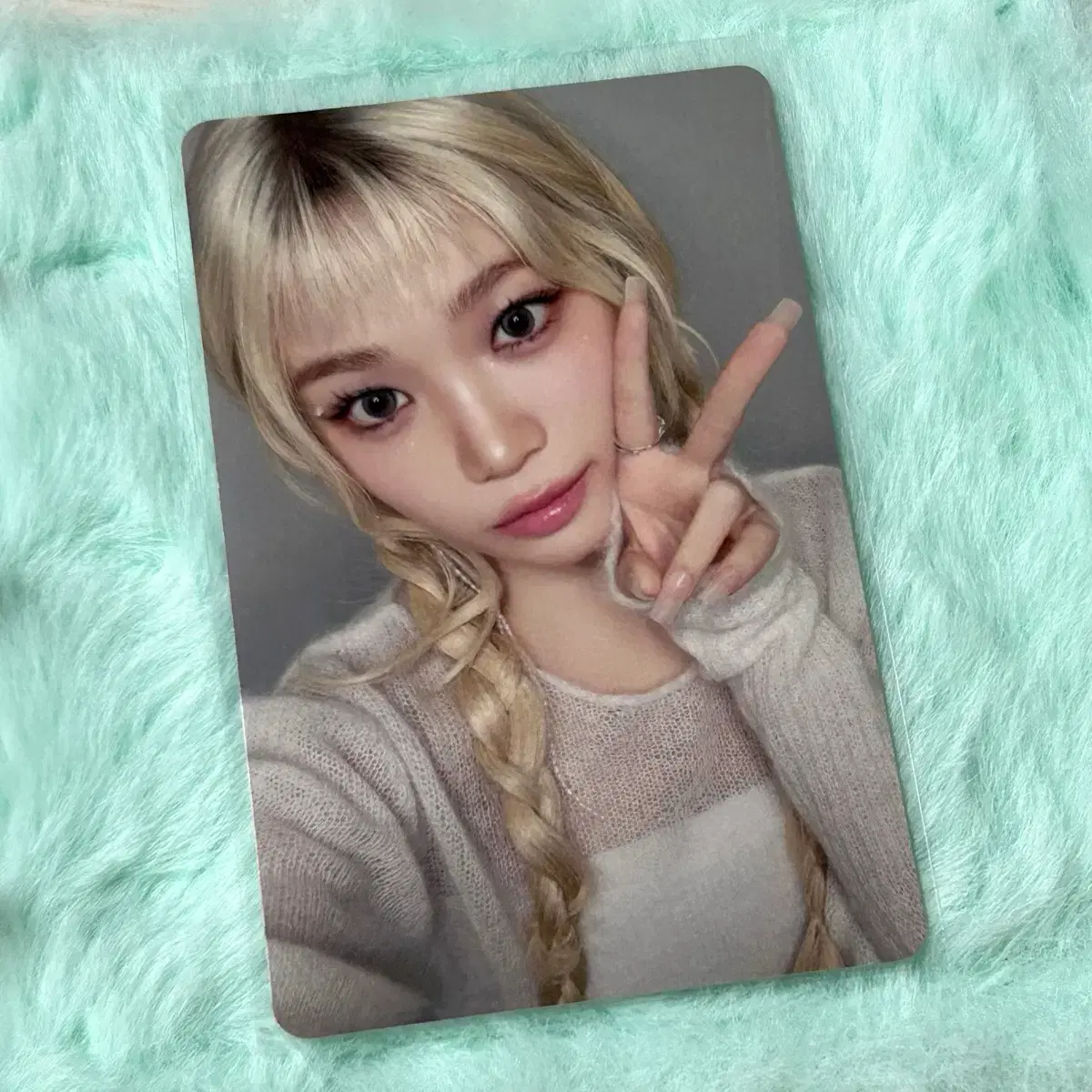 르세라핌 핫 유니버셜 컴팩트 버전 특전 김채원 포카 양도 hot