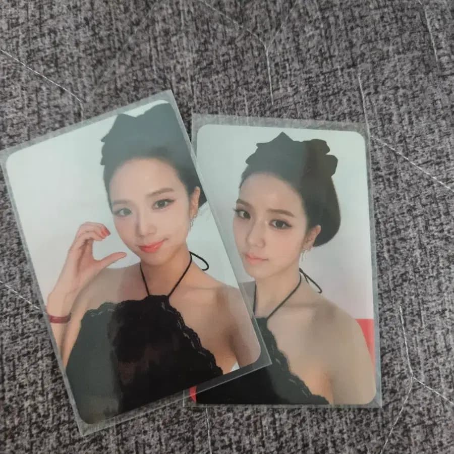 블랙핑크 지수공방포카 1