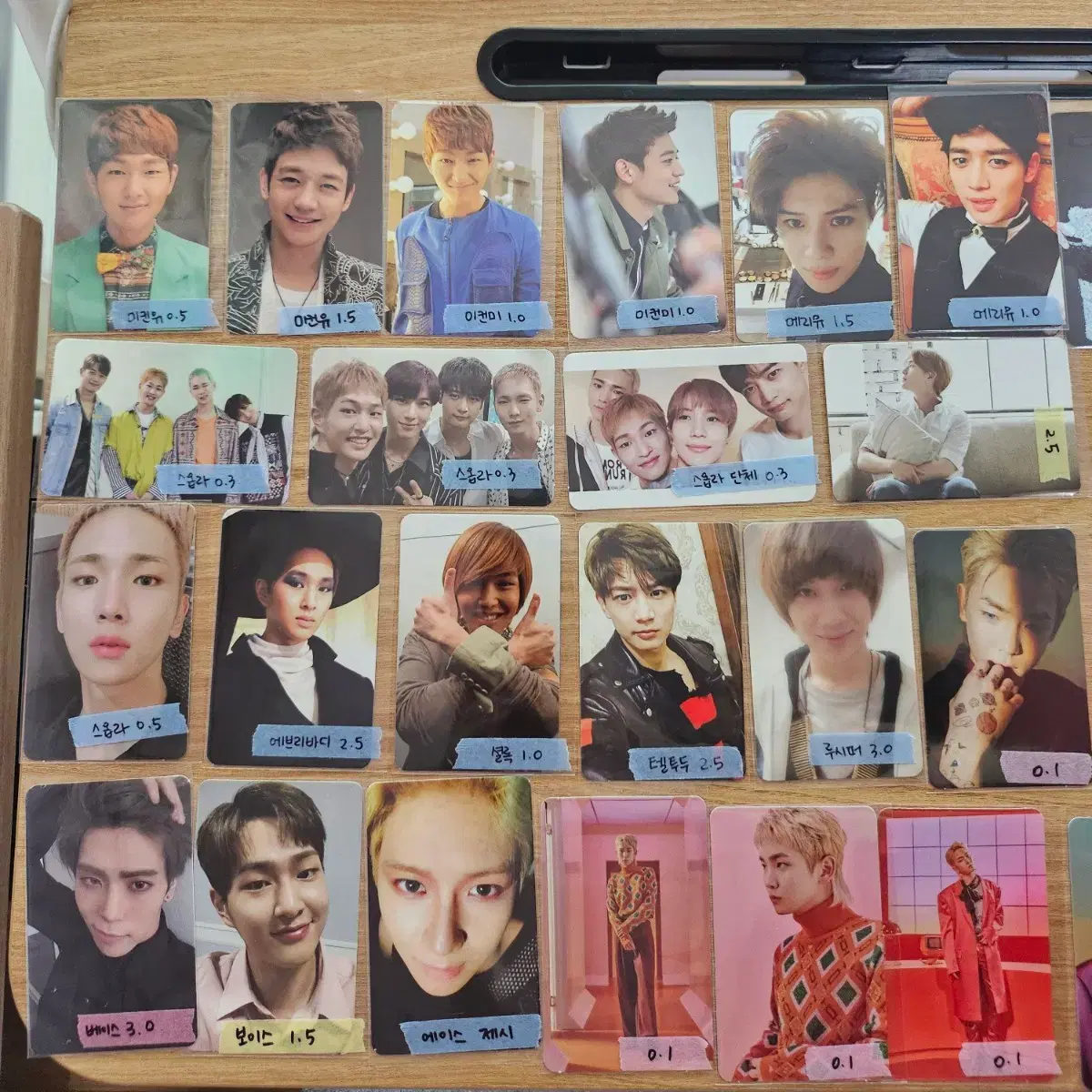 샤이니 포카 양도 미공포 온유 종현 키 민호 태민 2