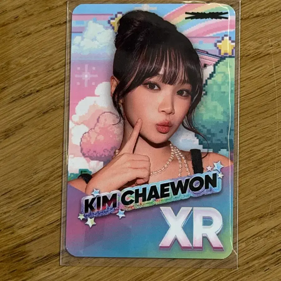르세라핌 김채원 리듬하이브 미션 인증 포카 1