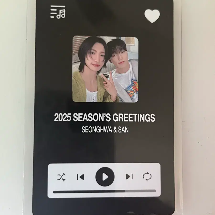 에이티즈 산 성화 포토카드 2