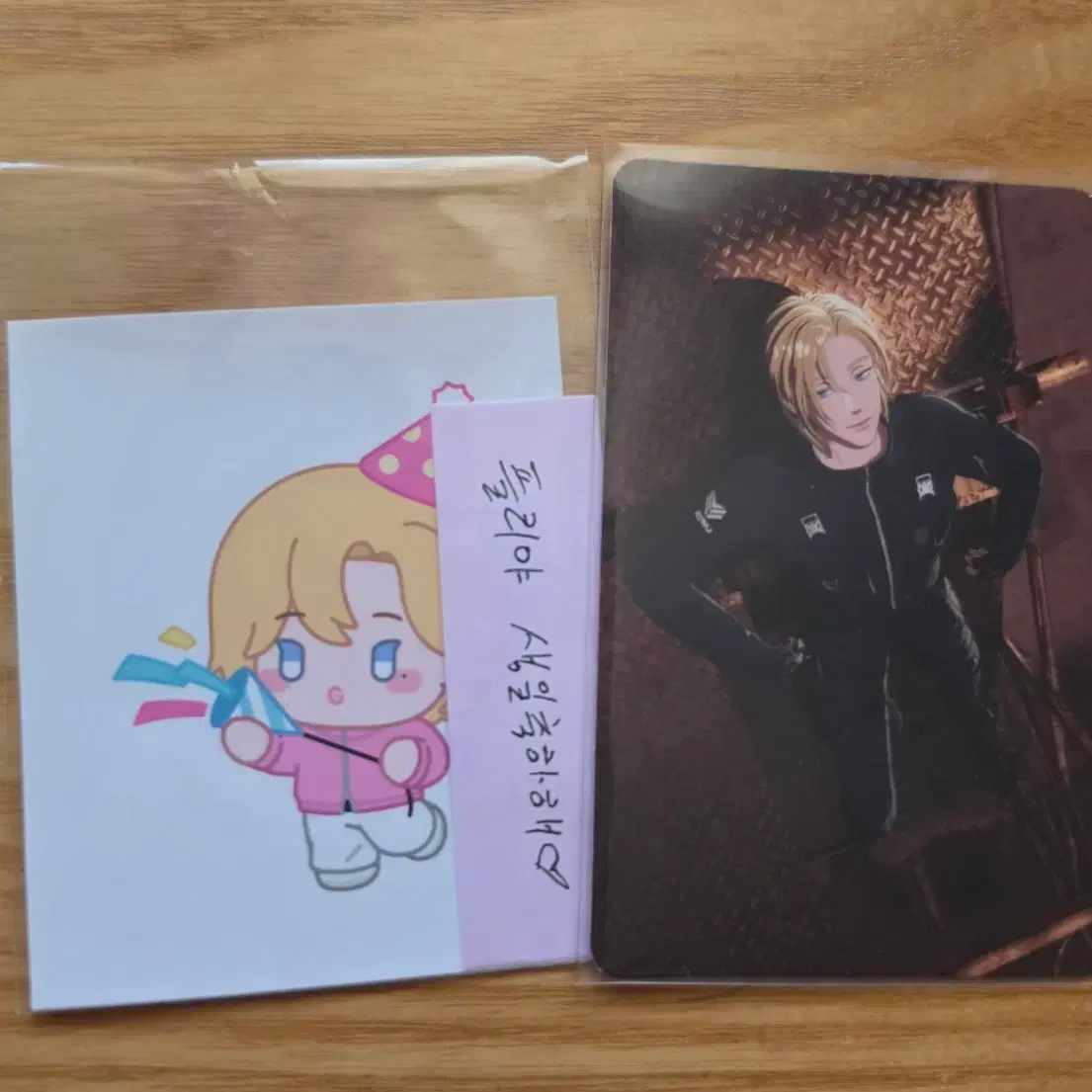플레이브 십카페 포춘쿠키 노아 메시지 스티커 포카 1