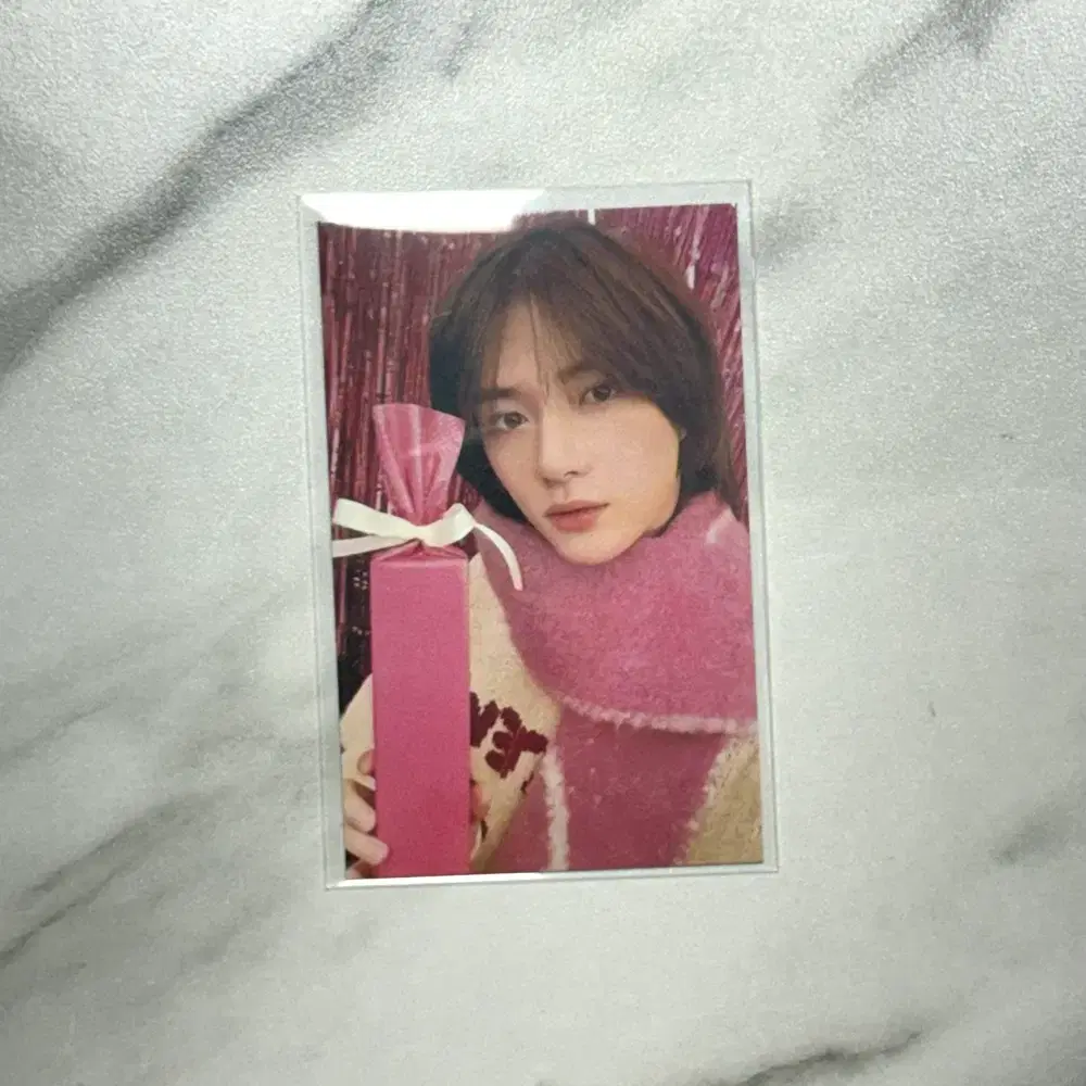 투바투 범규 가요대전 홀리데이 포카 1