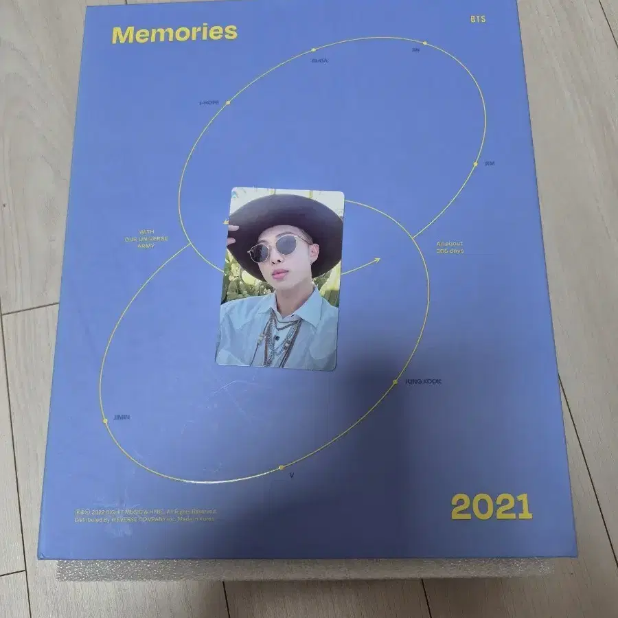 BTS Memories 2021 포토북 + RM 포토카드 1