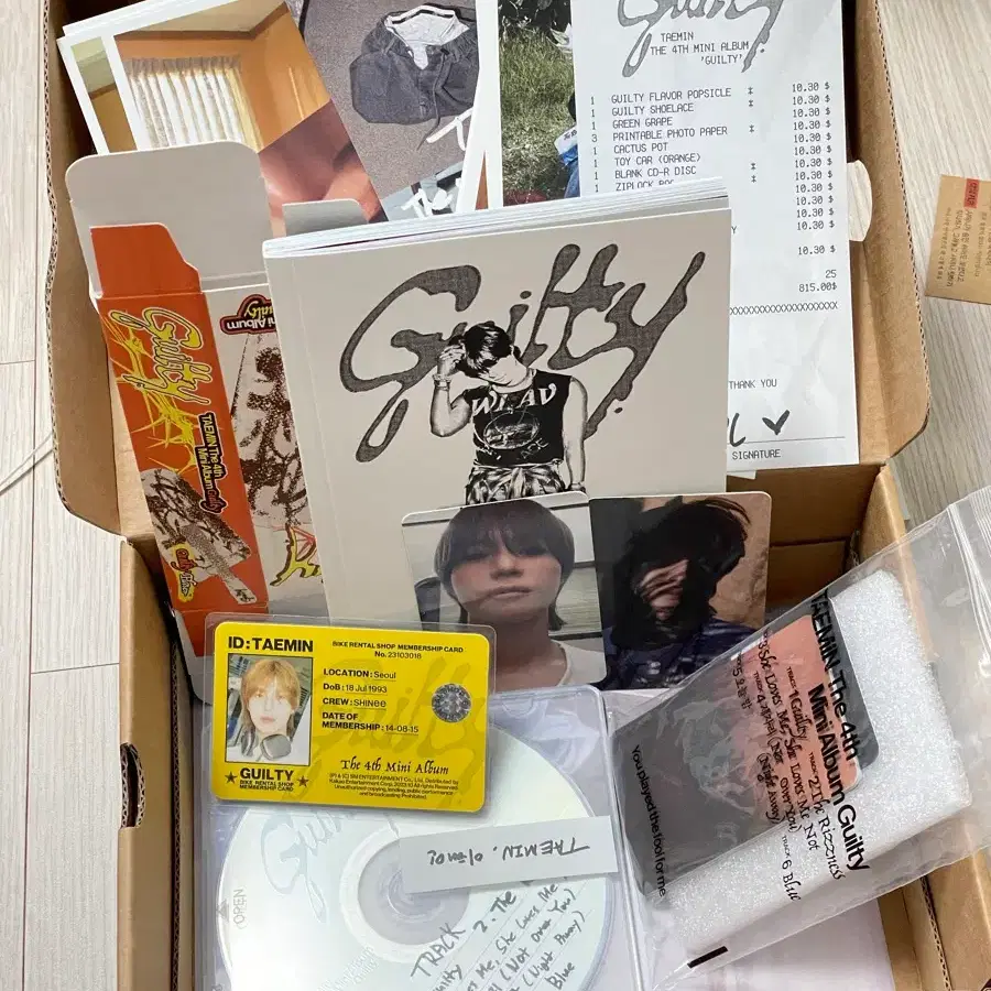 태민 The 4th Mini Album Guilty CD 포토카드 포함