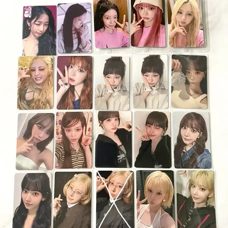 #교환가능)르세라핌 미공포 럭드 포카 채원 사쿠라 윤진 카즈하 은채 1