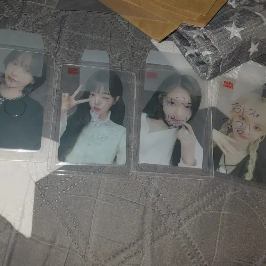 아이브 파파존스 포토카드- 유진, 원영, 이서, 리즈 1