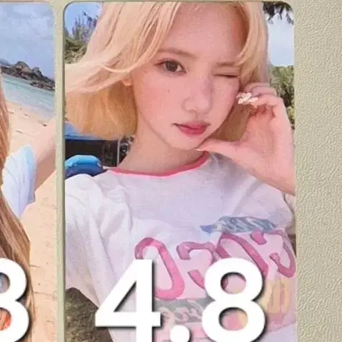 하츠투하츠 하투하 지우 타워레코드 럭드 레몬탱 팝업 일본 양도 분철 포카 1