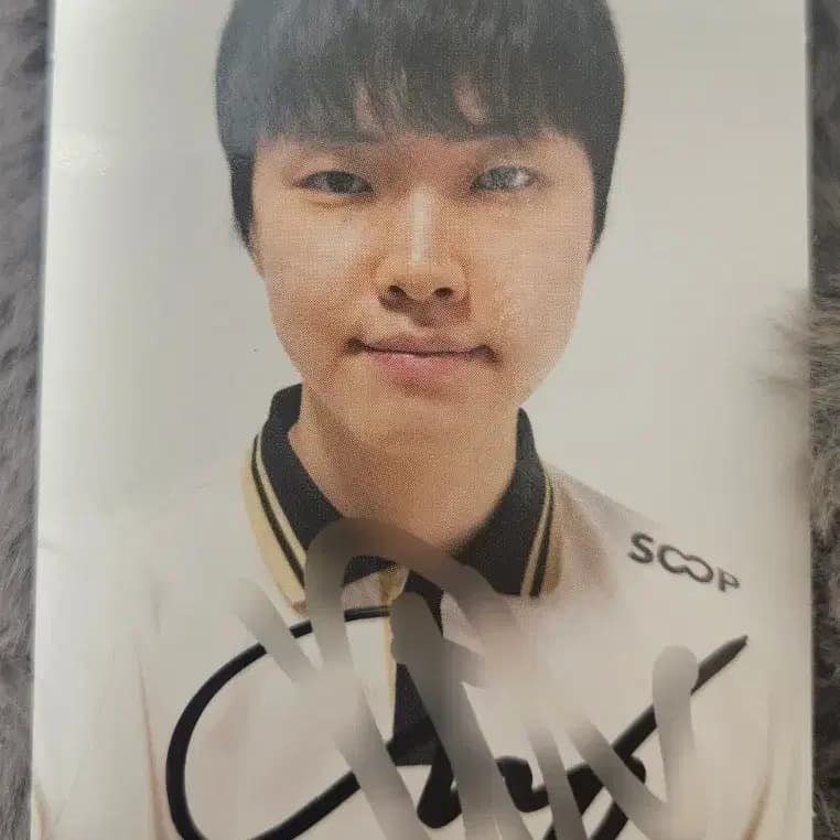 젠지 쵸비 정지훈 친필 싸인 포토카드 판매 1