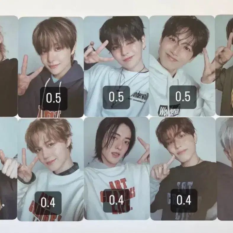 트레저 원더월 포카 지훈 아사히 준규 요시 재혁 정우 정환 도영 하루토 1