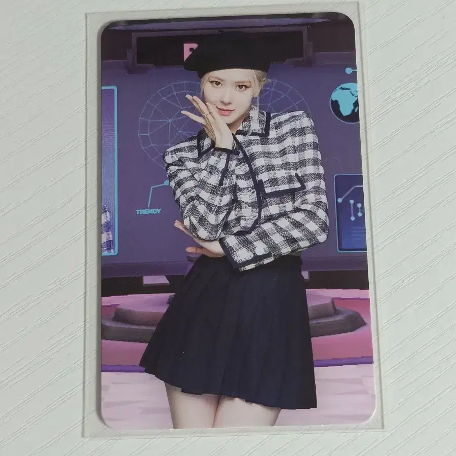 블랙핑크 더게임 쿠폰 카드 로제 포카 1