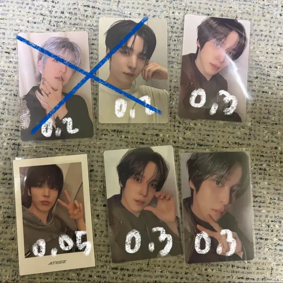 에이티즈 우영 포토카드 11