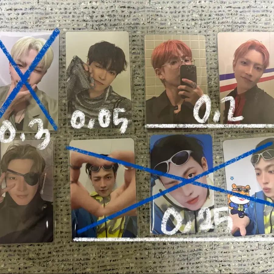 에이티즈 우영 포토카드 9