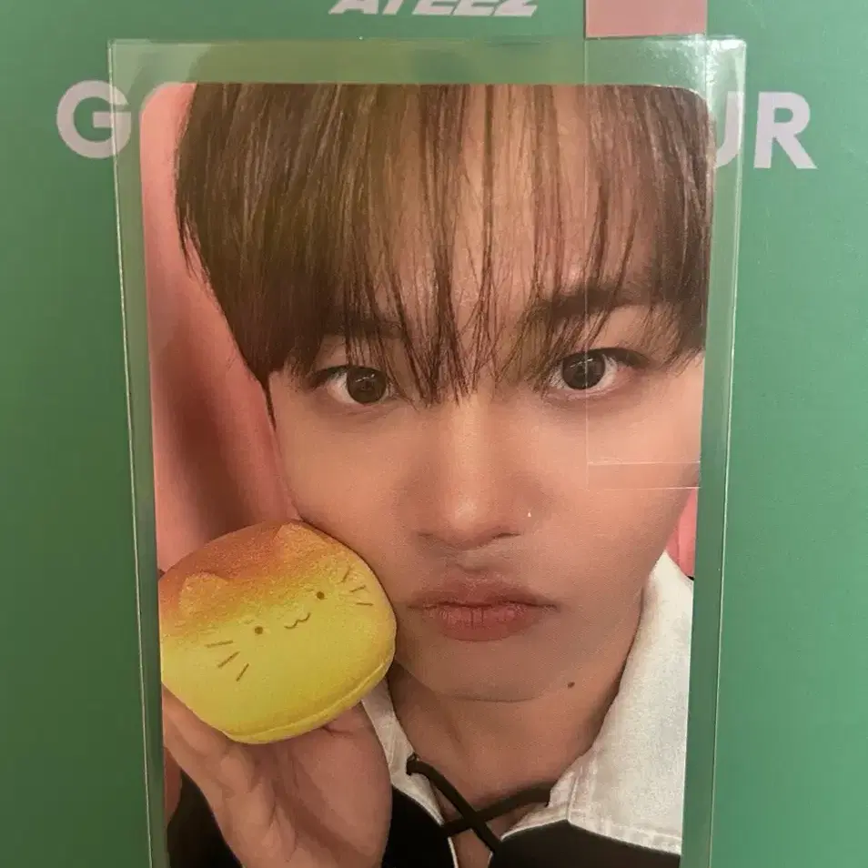에이티즈 종호 위드뮤 키체인 미공포 특전 양도 1