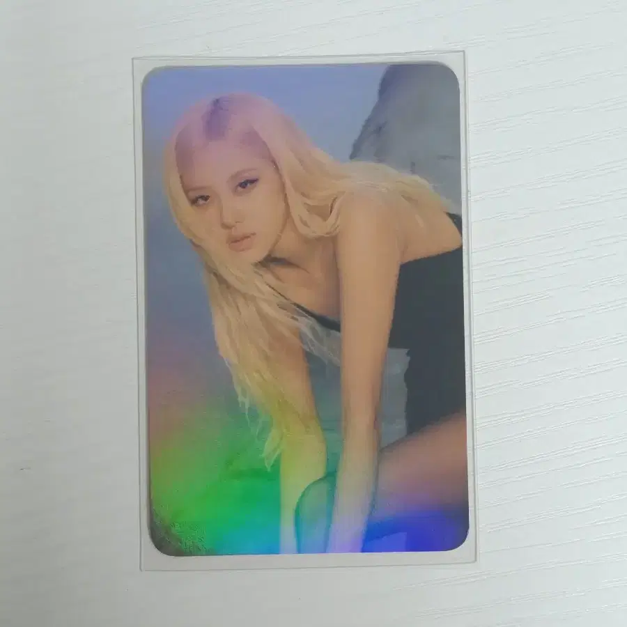 블랙핑크 로제 데드라인 케타포 K4U 홀로그램 포카 1