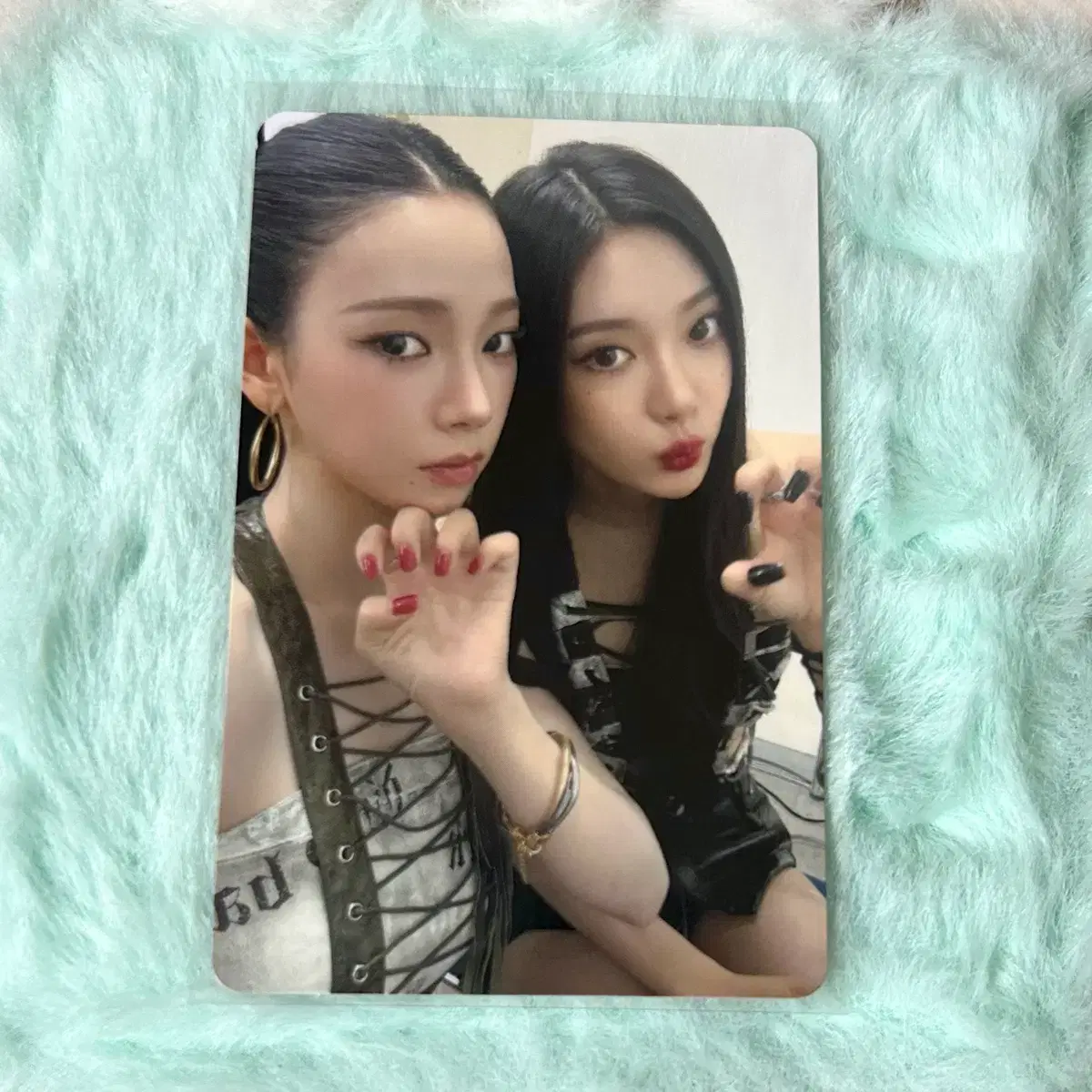 에스파 일본 투어 회장한정 cd 구입 특전 카리나 닝닝 유닛 포카 양도 1