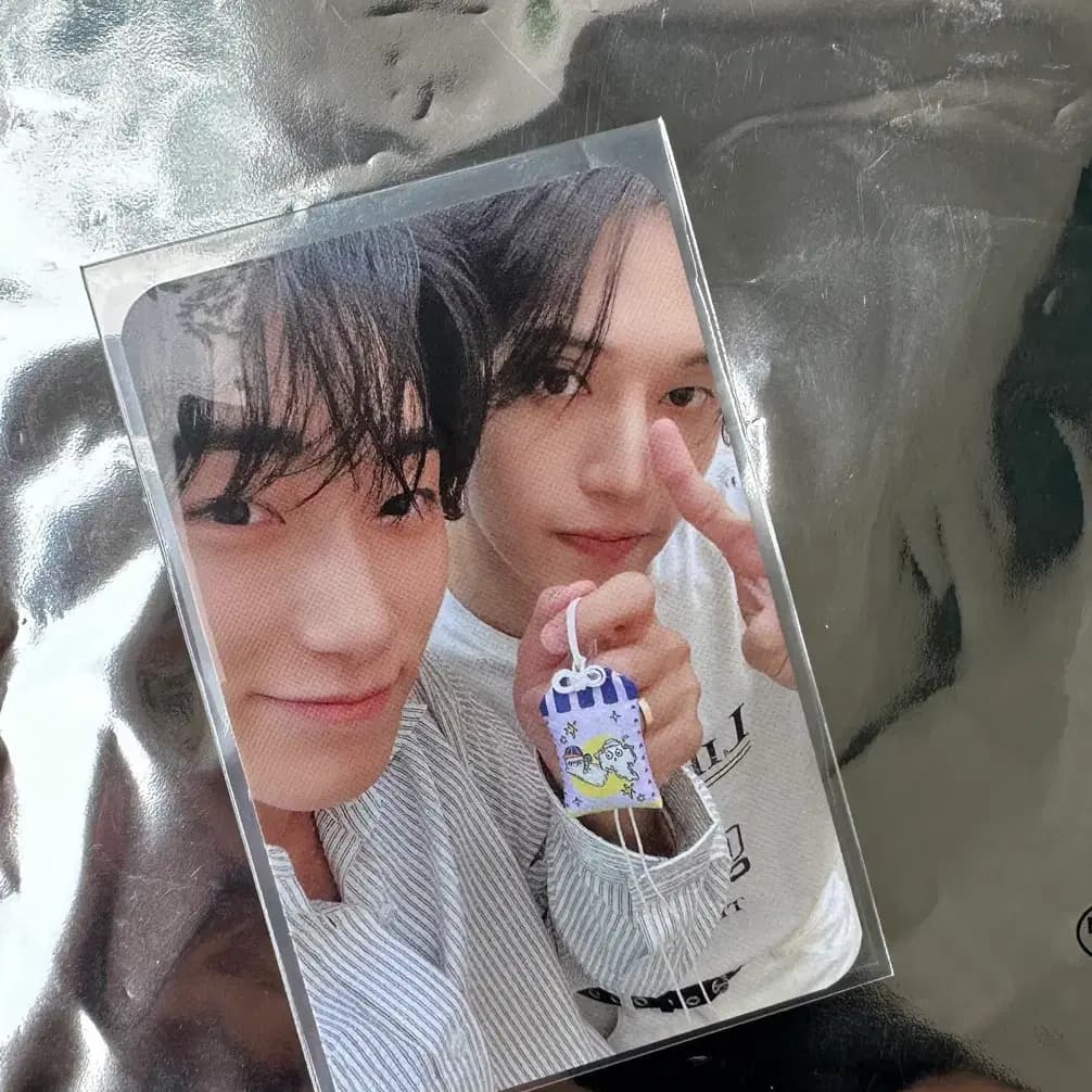에이티즈 팬미팅 에이티니존 우영 산 우산즈 유닛포카 1