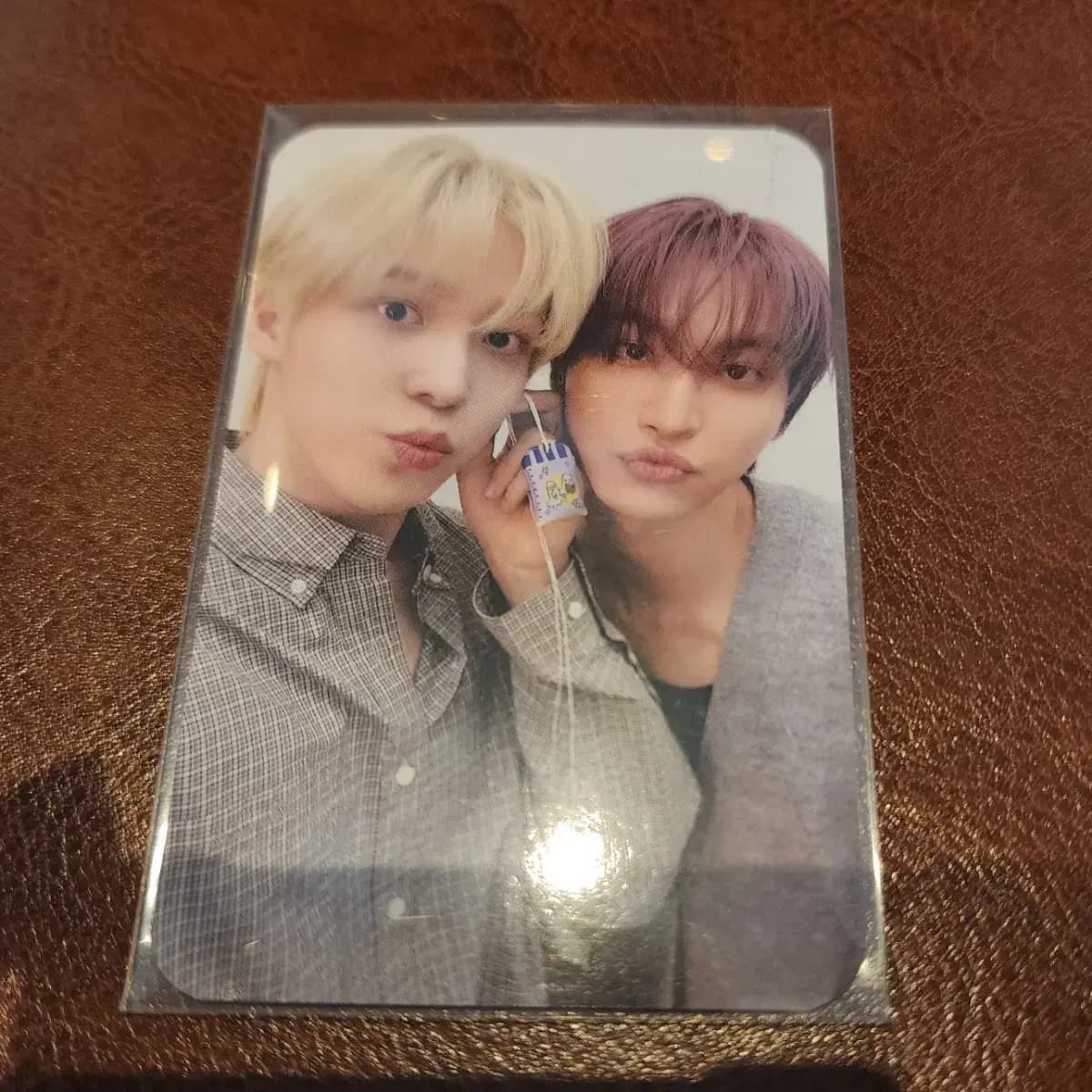 에이티즈 팬미팅 윤호 성화 호화즈 에이티니존 md 특전 유닛포카 1