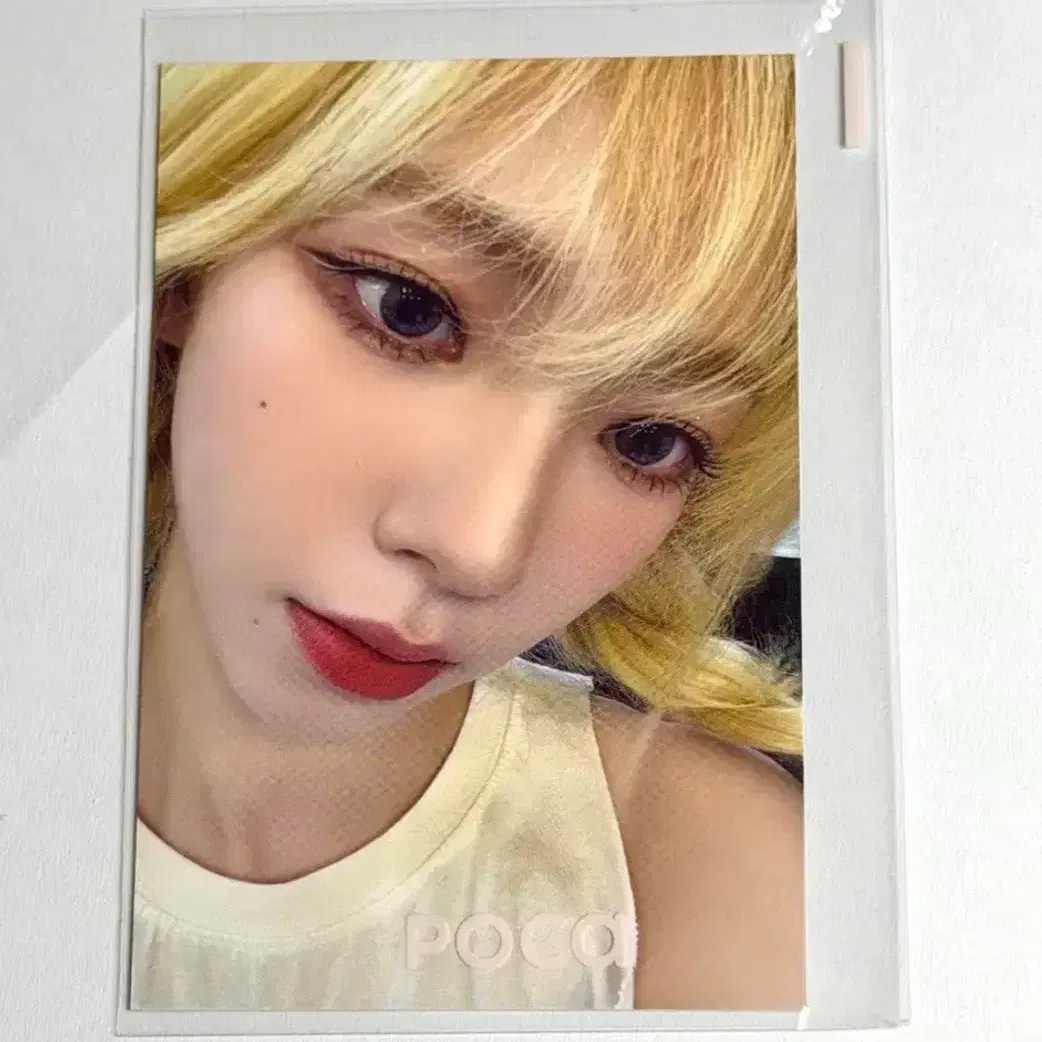 에스파 카리나 마이월드 워너뮤직 미공포 포카 1