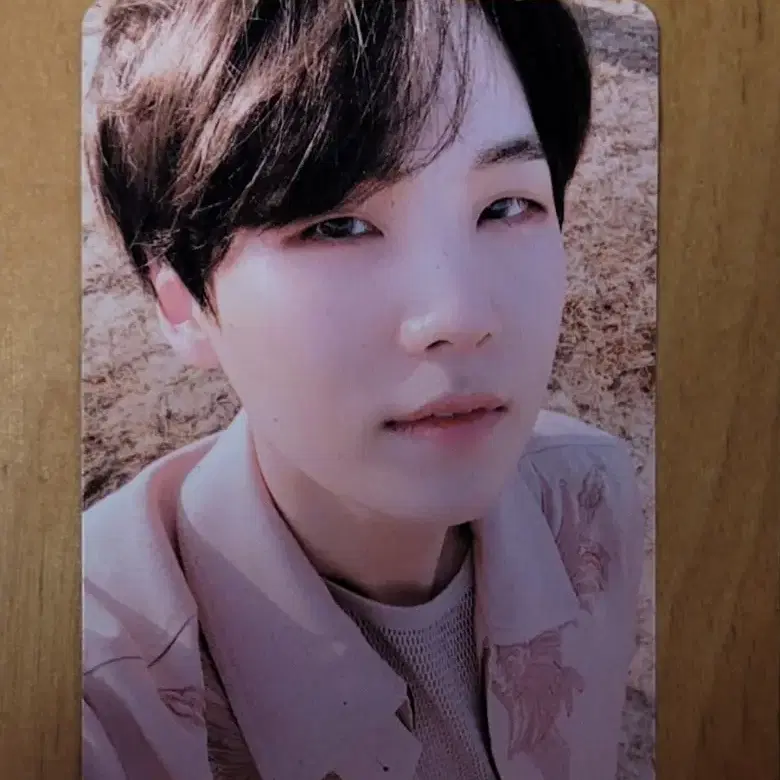 BTS love yourself 슈가 포카 1