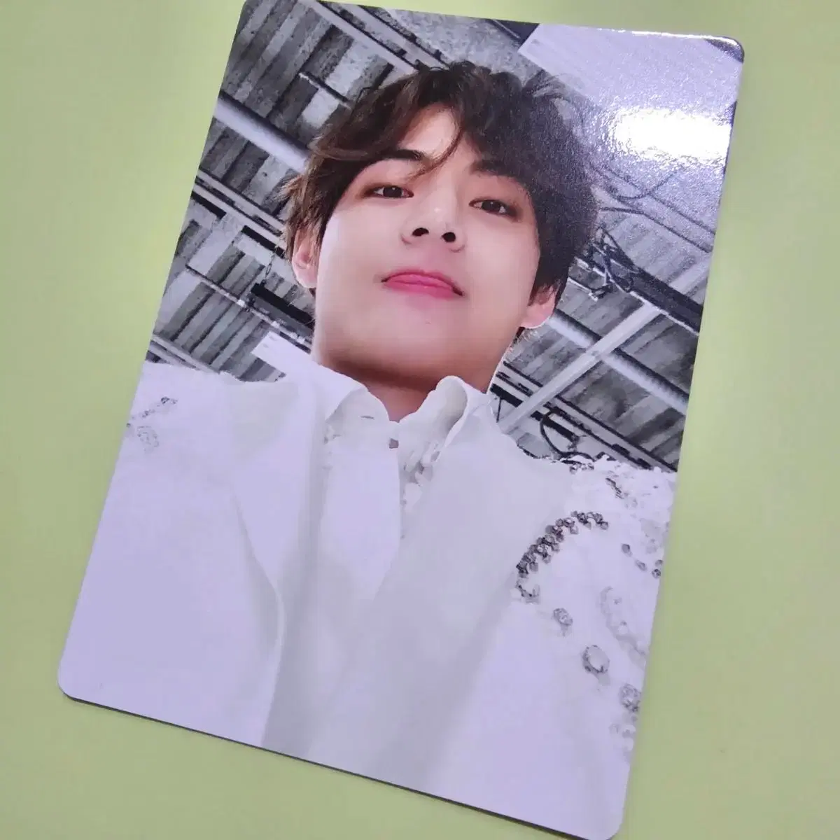 BTS 방탄 스픽콘 반지 태형 포카 뷔 (오직 포카 1장) 2