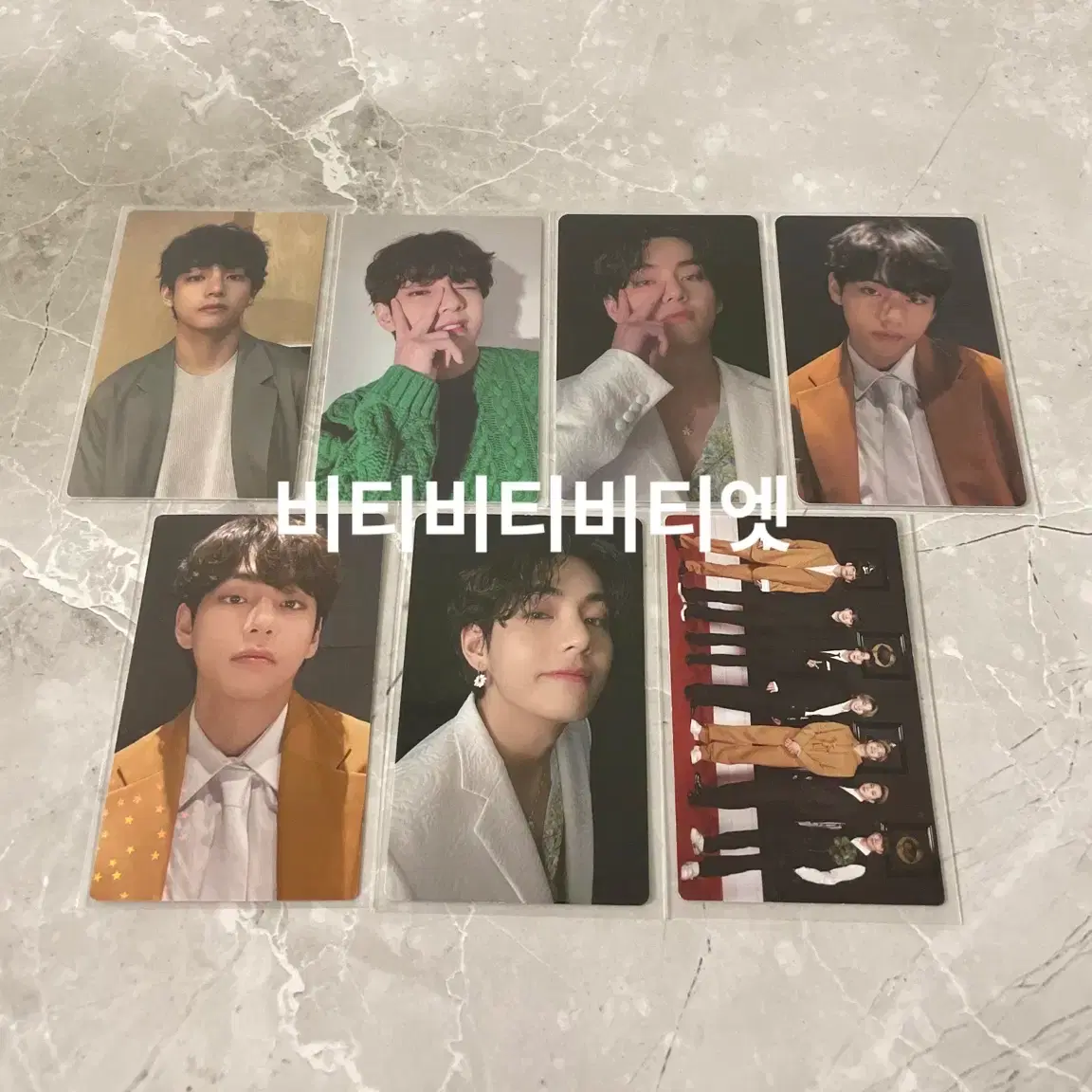 방탄소년단 bts 태형 뷔 be 비 미공포 럭드 일본 JPFC 포카 특전 1