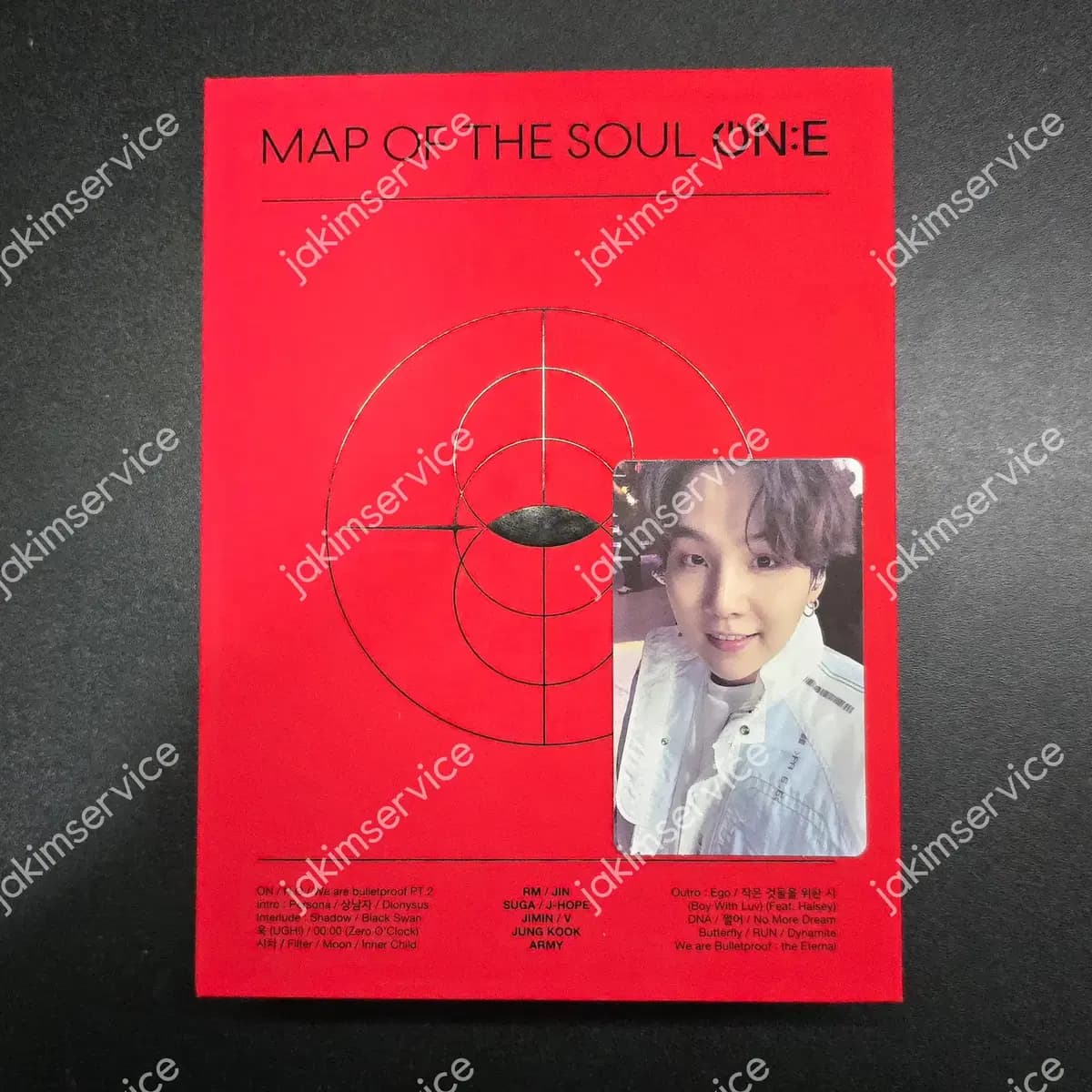 방탄 맵솔 온콘 디비디 슈가포카 bts suga pc