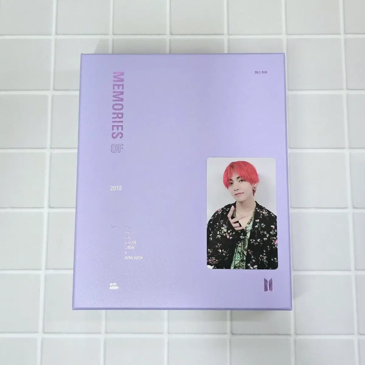 방탄소년단 2018 메모리즈 블루레이 풀셋 뷔 포카포함 BTS V PC