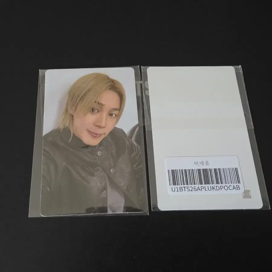 지민 포카JIMIN 럭키드로우2차 위버스 Lucky draw 2nd PC 2