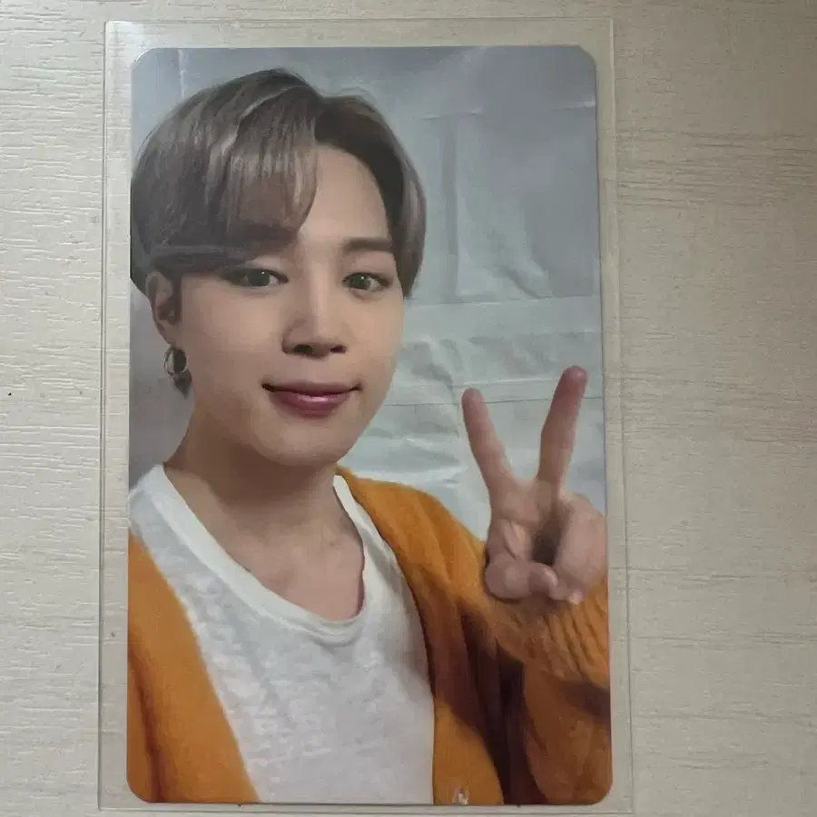 방탄 be 위버스 특전 지민 포토카드