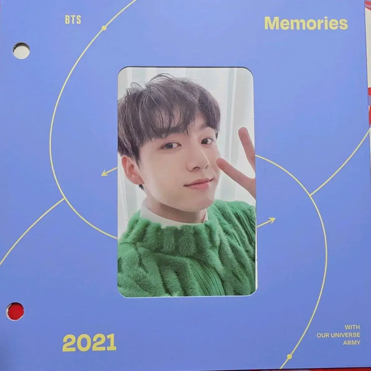 정국 포카 JK PC 2021 메모리즈 블루레이 BTS 방탄소년단 1