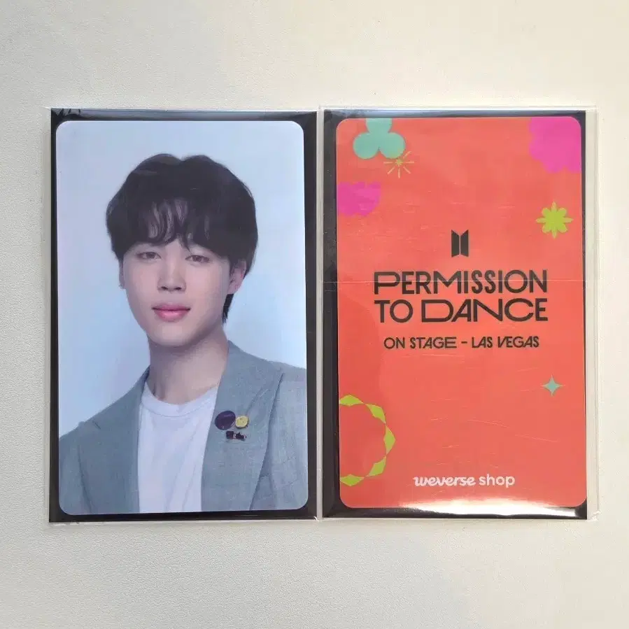 BTS 방탄 PTD 투어 라스베가스 앨범 럭드 지민 포카 1