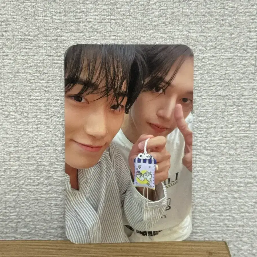 에이티즈 팬미팅 에이니티존 MD 우산 포카 최산 정우영 유닛 포카 1