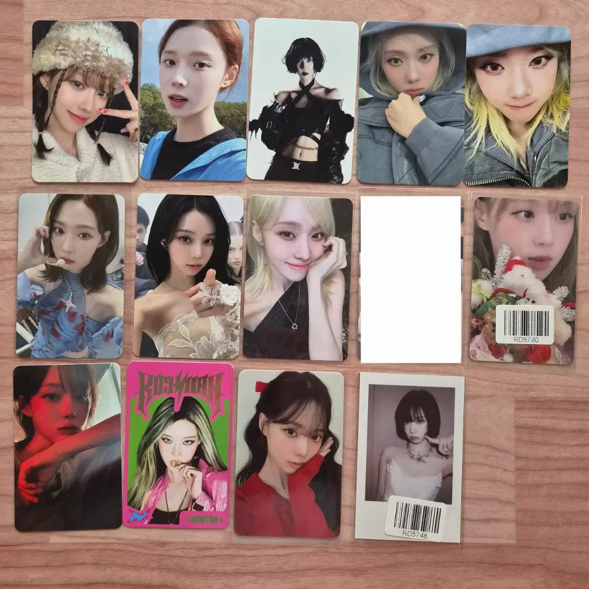 에스파 포카 카리나 지젤 윈터 닝닝 예판 럭드 큐큐 미공포 3