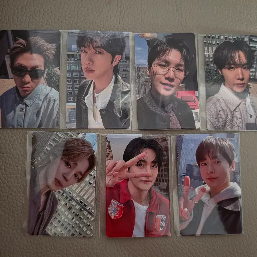 (7장) bts 방탄 아리랑 EUROPE 앨범 럭드 포카 1
