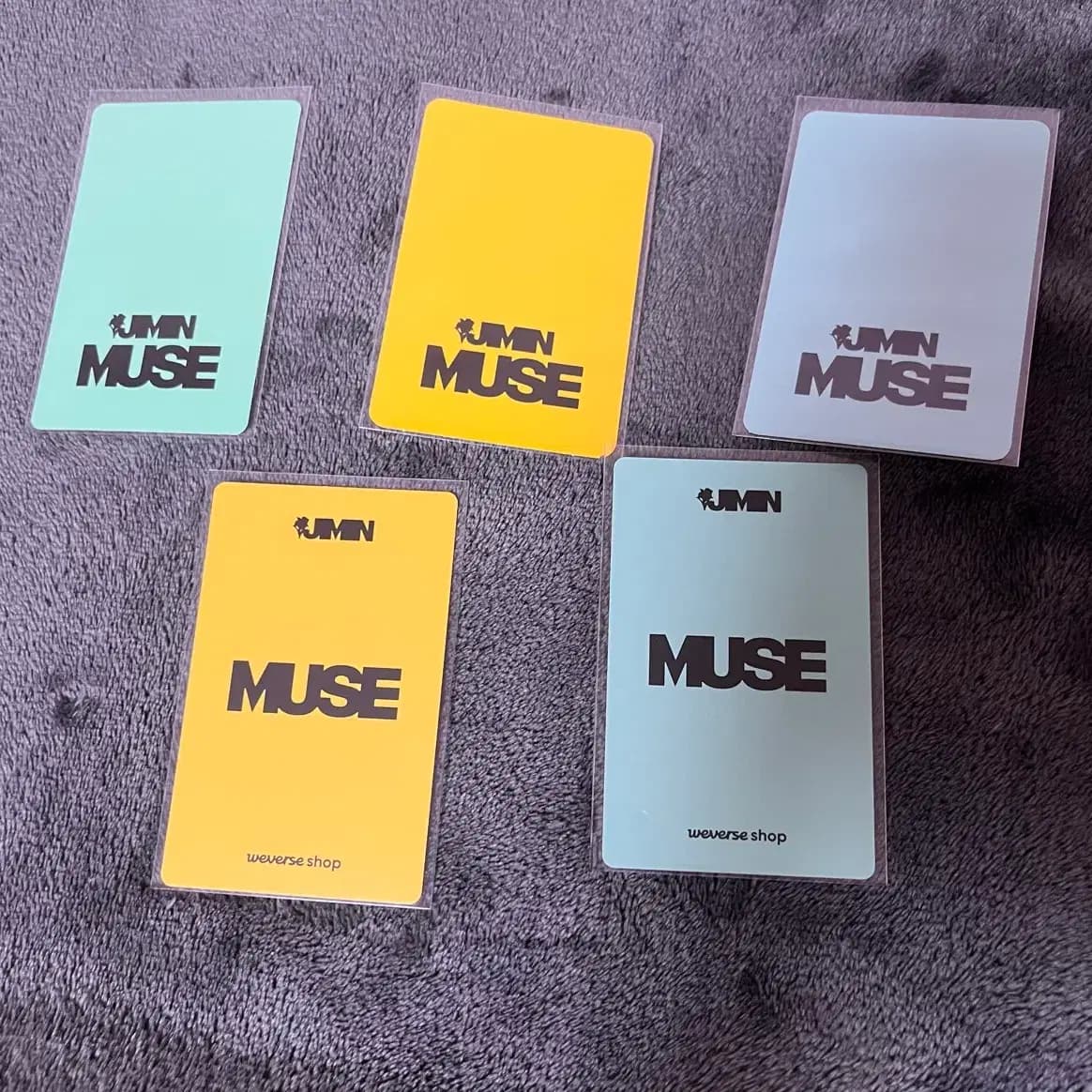 BTS 방탄소년단 지민 muse 뮤즈 포카 2