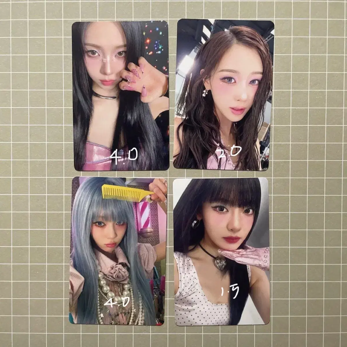 에스파 일본 kiss n tell ec board 특전 포카 양도 1