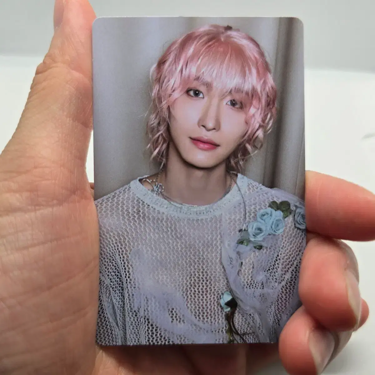 핑크 성화 골든아워 아이스온마이티 에이티즈 seonghwa ateez poca pink 1