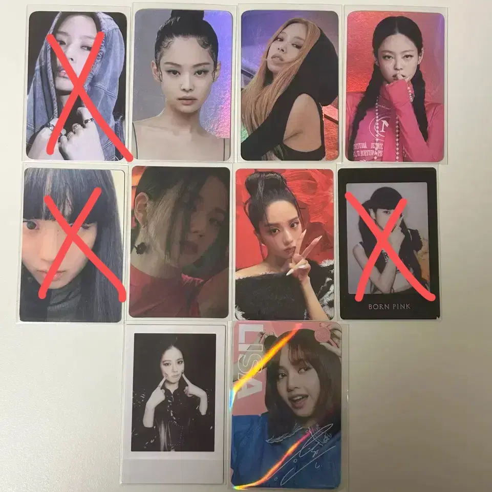 블랙핑크 포카 포토카드 제니지수로제리사 콘서트 미공포 bornpink