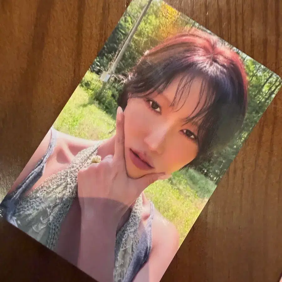 마마무 화사 오버더레인보우 포토카드 양도