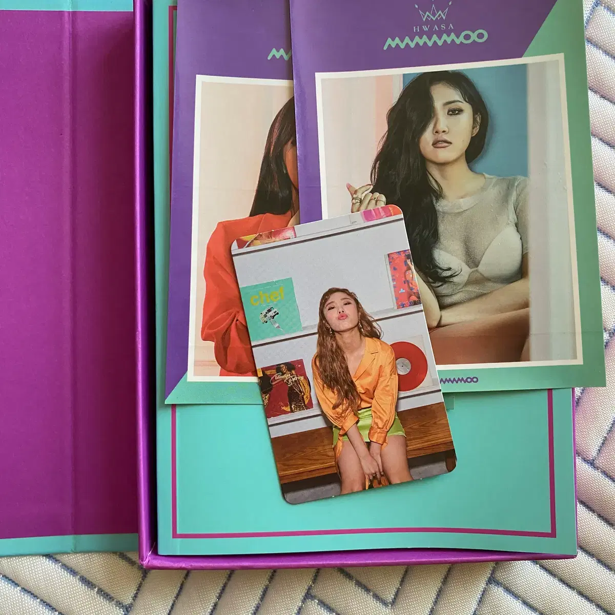 마마무 휘인 포카 문별 화사 스티커 나로말 앨범 포토북 (시디 x)