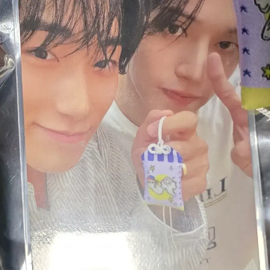 에이티즈 팬미팅 에이티니존 유닛 포카 우산 ateez woosan 산 우영